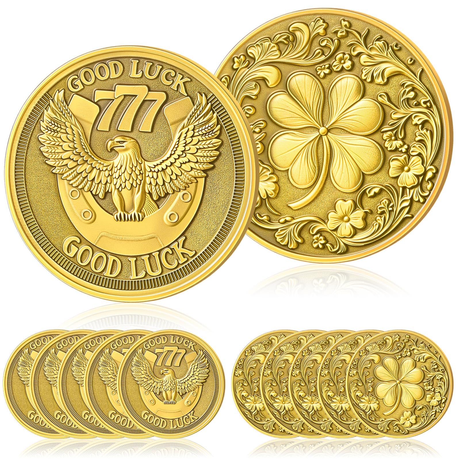 1st GIRLS ALLSTAR LUCKY COIN 9枚セット Amazon.com: Landical 12 Pcs Lucky Coin for Lottery Scratcher Good